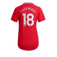 Manchester United Casemiro #18 Fußballbekleidung Heimtrikot Damen 2022-23 Kurzarm